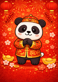 Panda Celebrates the New Year v3.0