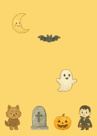 Halloween Festival01 on light yellow
