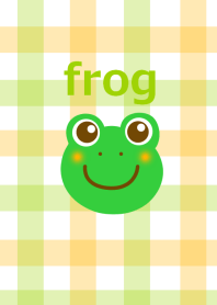 カエルとハートとチェック