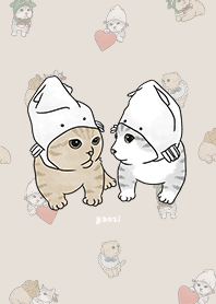 neko combo2 / dark beige