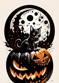 halloween cat CB30F9