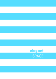 elegant SPACE <SAXE BLUE/WHITE>