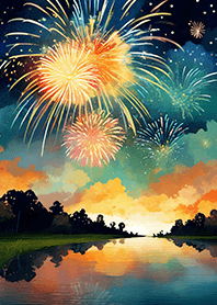 Beautiful Fireworks Theme#573