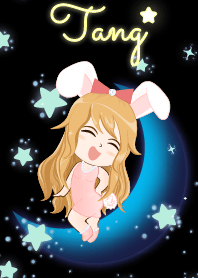 Tang- Bunny girl on Blue Moon