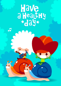 Fluffy and Tilly (A Healthy Day)