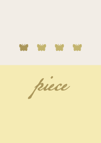 Butter yellow.Butterfly