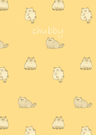 Chubby Cat4 brown & yellow