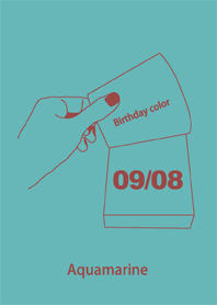 Birthday color September 8 simple