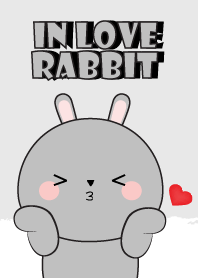 In Love Gray Rabbit