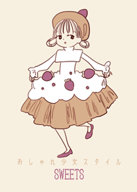 Little girl & SWEETS