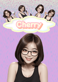 Cherry attractive girl purple03