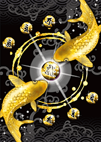 Attract good fortune Golden Carp 23