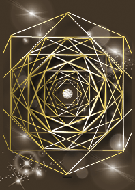 สีน้ำตาลเข้ม : April diamonds & octagons