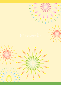 Fireworks Day2 on yellow