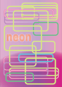 neon light in dark night