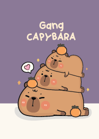 Capybara Cute : Purple!