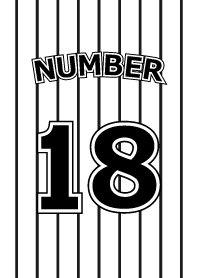 Number 18 stripe version