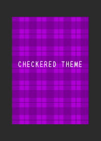 PURPLE CHECKERED THEMEj-BLACK