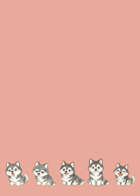 Smiling Siberian Husky3 on P&B JP