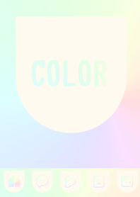 beige color rainbow  W19