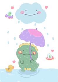 ไดโนน้อยวันฝนพรำ