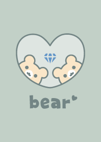 Bear Diamond - Dullness Green
