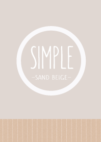 SIMPLE-sand beige-