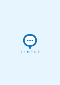 シンプル（white blue)V.1336
