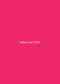 SIMPLE HOT PINK COLOR