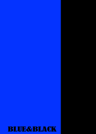 Simple Blue & Black no logo No.7-5