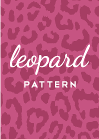 Leopard Pattern. Pink