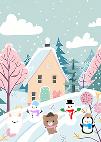 Kawaii scandinavian style(Winter-804)
