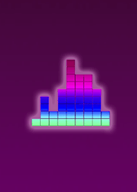 Block design amethyst pink