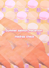 Summer salmon macaroon madras check