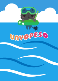 うにょぺそ隊員海へ行く。