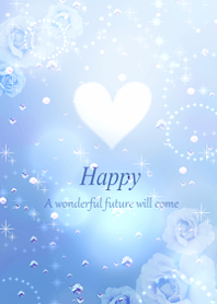 A heart sparkling with happiness11.