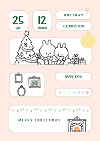 2512 Christmas Colorless Pink