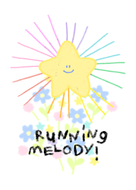 running in melody