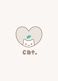 ねこアメ[くすみベージュ]