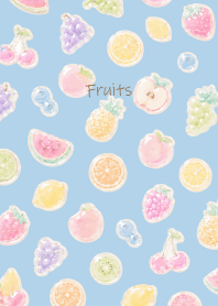 Puffy fruits blue