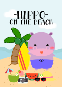 Hippo on the beach Theme