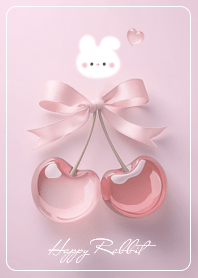 pink Happy Rabbit 01_2