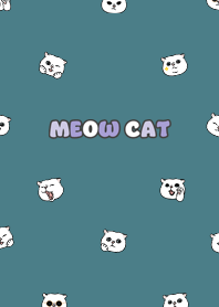 neko head7 - dark neil blue