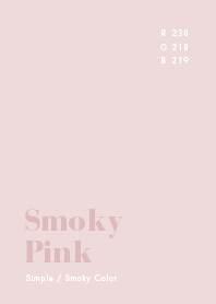 Simple Color / Smoky Pink J