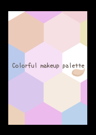 Colorful makeup palettej-black