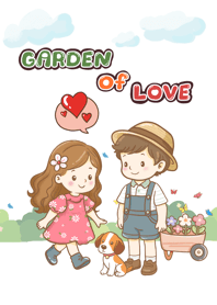 Pastel Garden of Love (Beige)