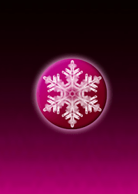 Winter button red pink