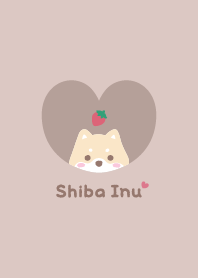Shiba Inu2 Strawberry [brown]