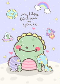 my dino in space