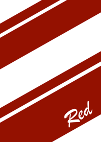 Simple Red & White No.3-2